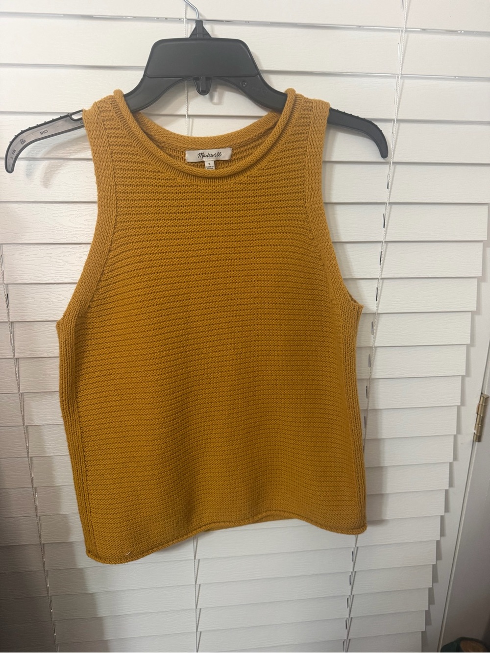Madewell Mustard Knit Tank Top